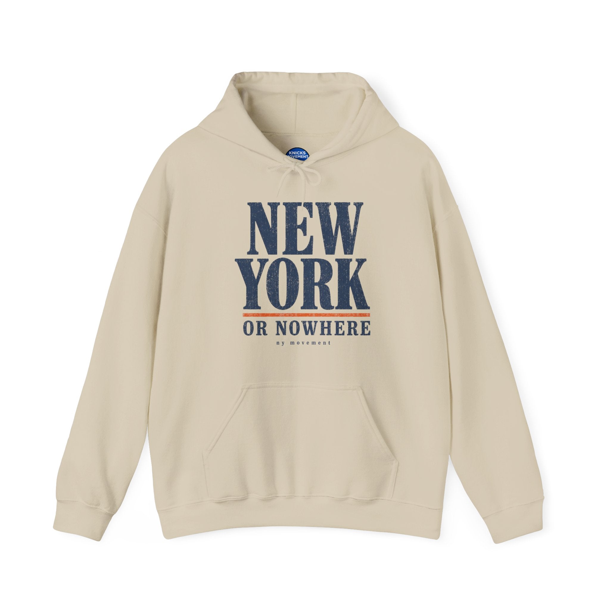 New York or Nowhere vintage hoodie in sand