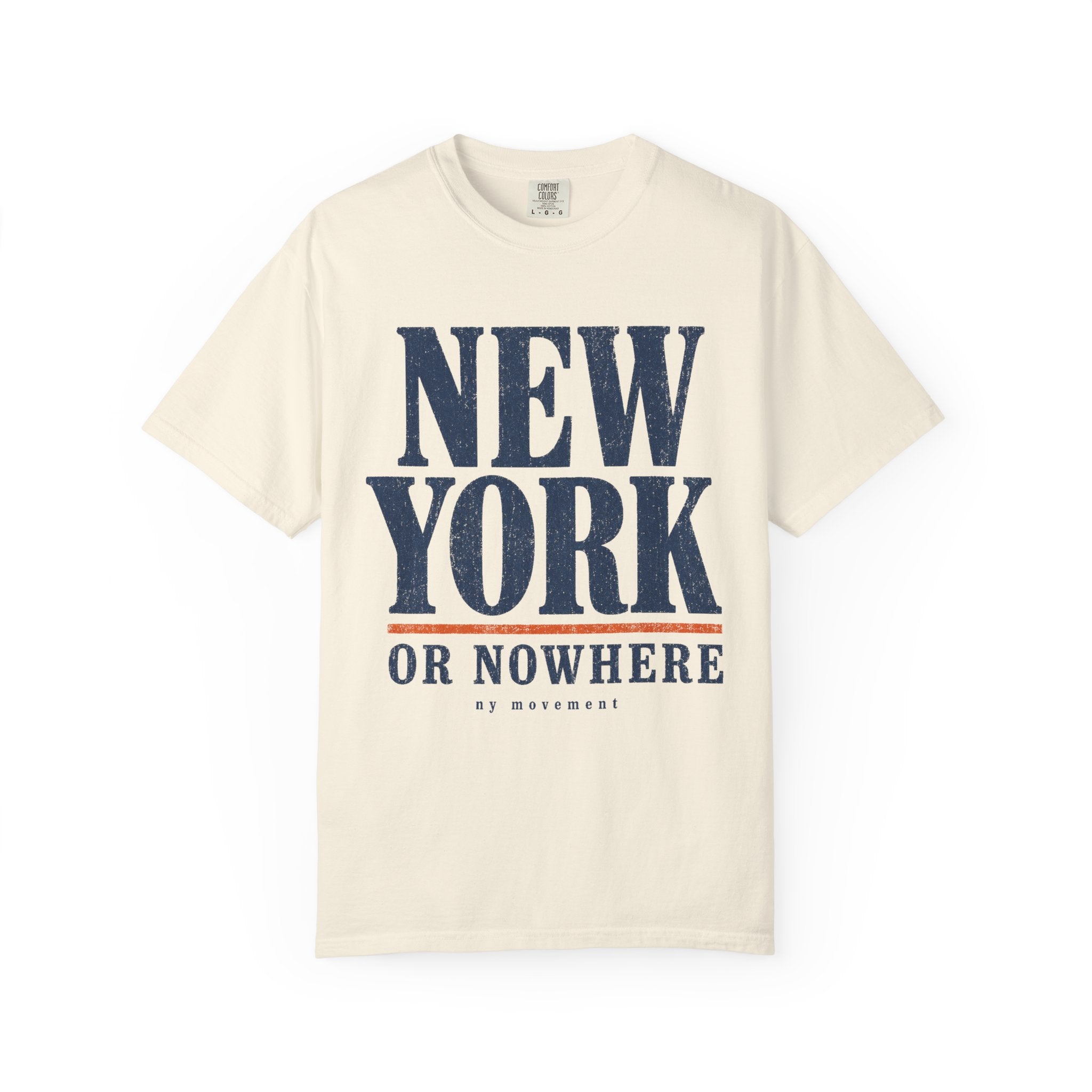 New York or Nowhere vintage T-shirt in ivory
