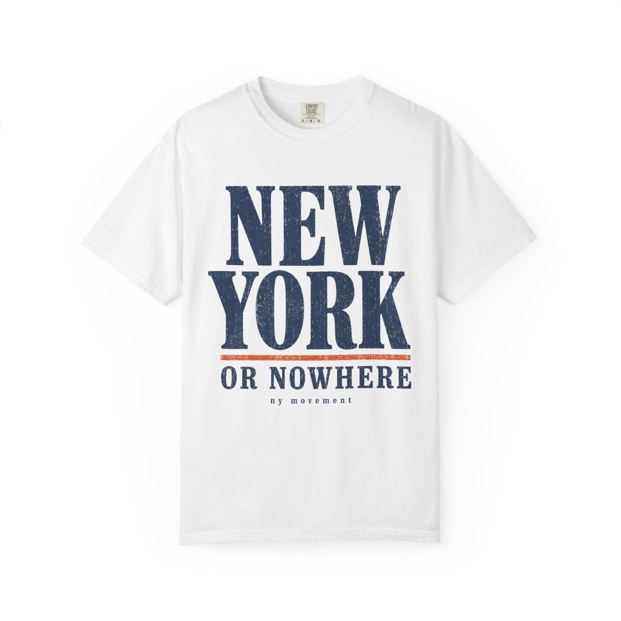 New York or Nowhere vintage T-shirt in white